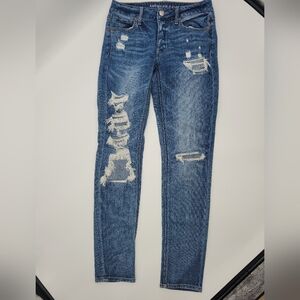 American Eagle Tom Girl Jeans, Size 0